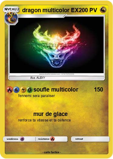 Pokemon dragon multicolor EX