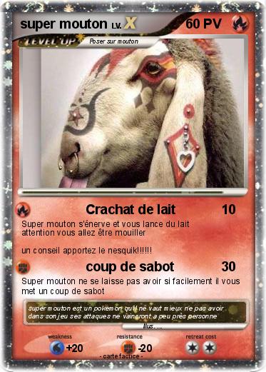 Pokemon super mouton