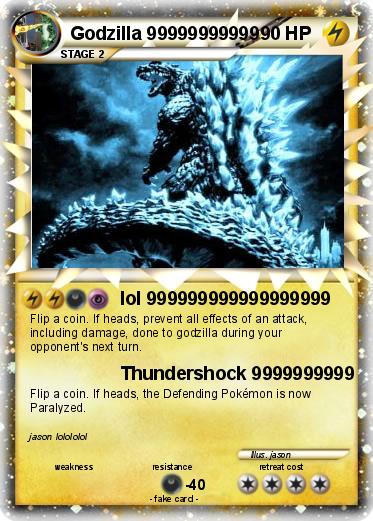 Pokemon Godzilla 99999999999