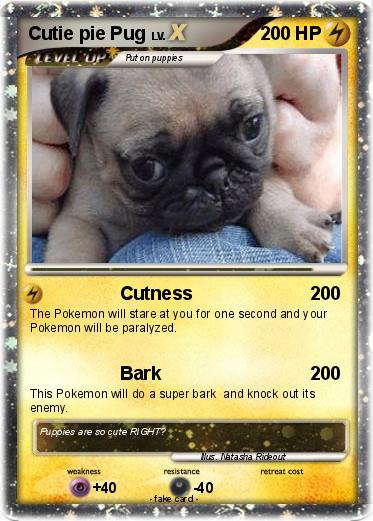 Pokemon Cutie pie Pug