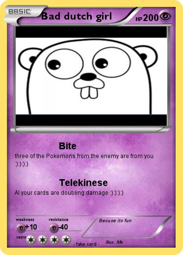 Pokemon Bad dutch girl