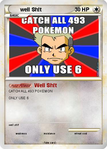 Pokemon well Sh!t