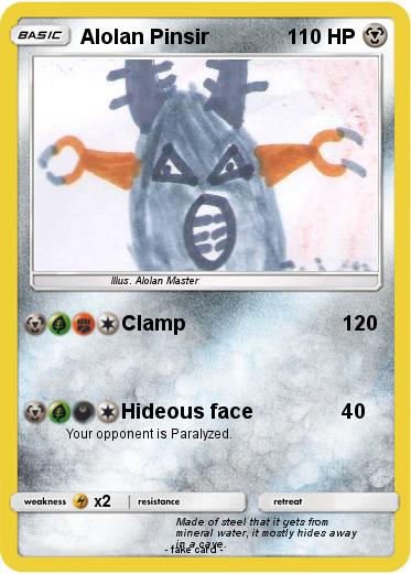 Pokemon Alolan Pinsir