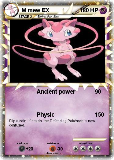 Pokemon M mew EX