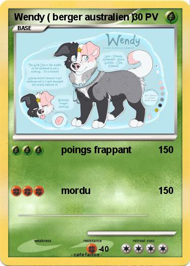 Pokemon Wendy ( berger australien )