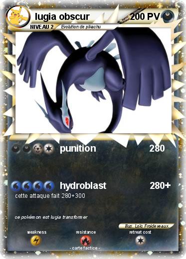 Pokemon lugia obscur