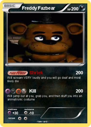 Pokemon Freddy Fazbear