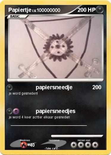 Pokemon Papiertje