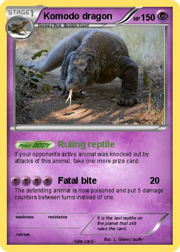 Pokemon Komodo dragon