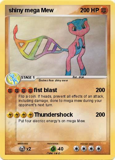 Pokemon shiny mega Mew