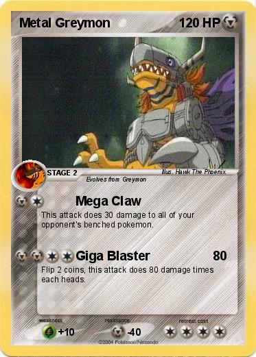 Pokemon Metal Greymon