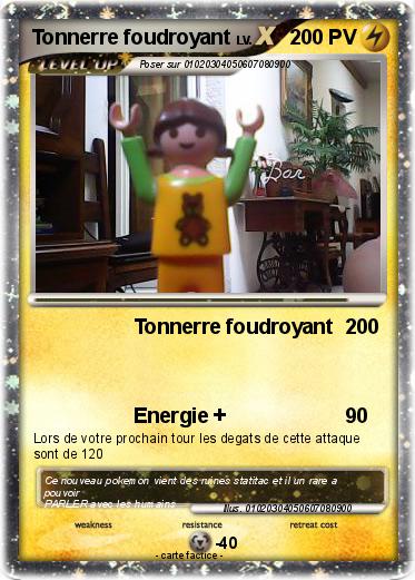 Pokemon Tonnerre foudroyant