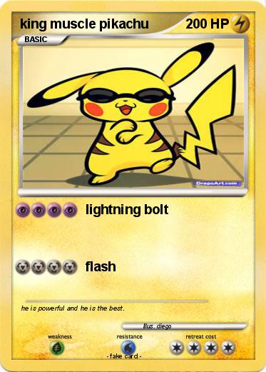 Pokemon king muscle pikachu