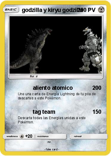 Pokemon godzilla y kiryu godzilla