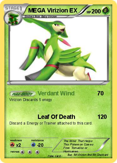Pokemon MEGA Virizion EX