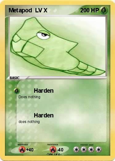 Pokemon Metapod  LV X