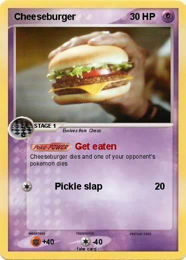 Pokemon Cheeseburger