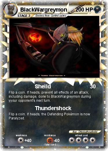 Pokemon BlackWargreymon