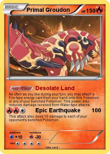 Pokemon Primal Groudon