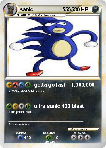 Pokemon sanic                    5555