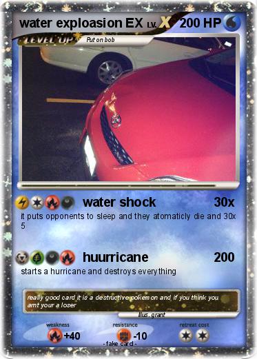 Pokemon water exploasion EX