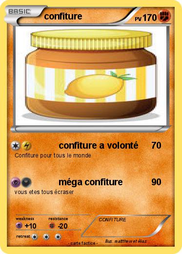 Pokemon confiture