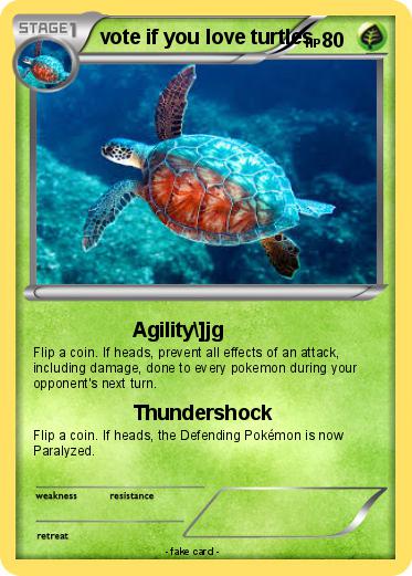 Pokemon vote if you love turtles