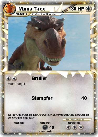 Pokemon Mama T-rex