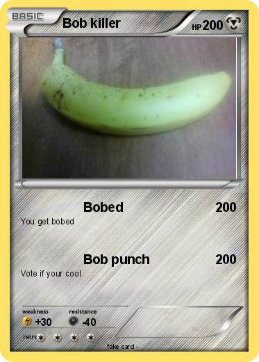 Pokemon Bob killer