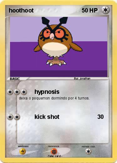 Pokemon hoothoot