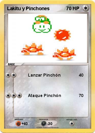 Pokemon Lakitu y Pinchones