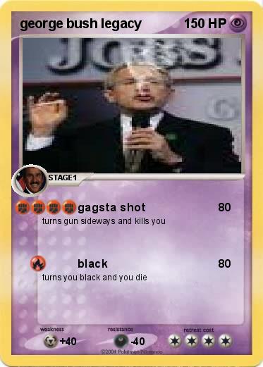 Pokemon george bush legacy