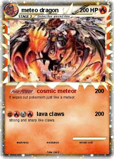 Pokemon meteo dragon