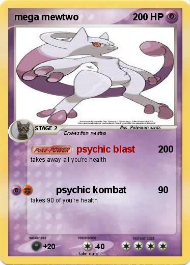 Pokemon mega mewtwo