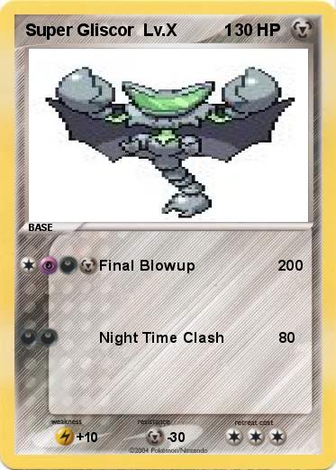 Pokemon Super Gliscor  Lv.X          1