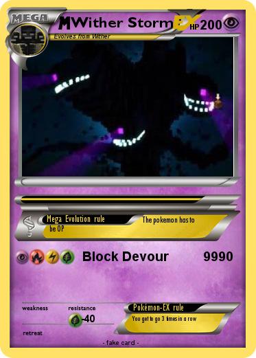 Pokemon Wither Storm