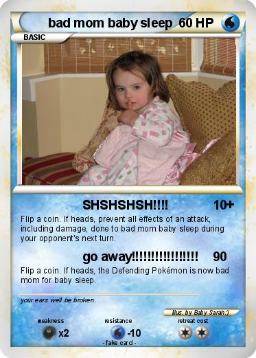 Pokemon bad mom baby sleep
