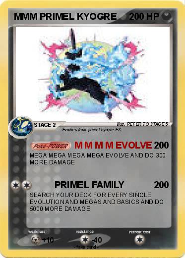 Pokemon MMM PRIMEL KYOGRE