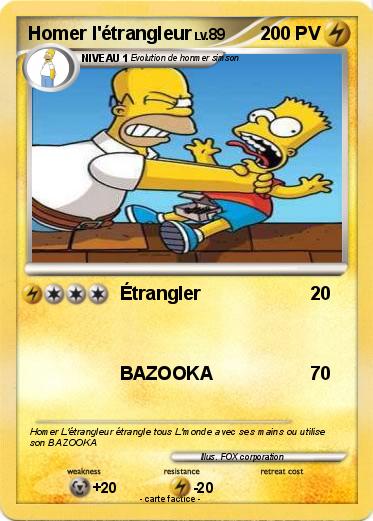 Pokemon Homer l'étrangleur