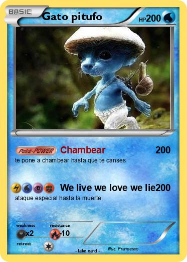 Pokemon Gato pitufo