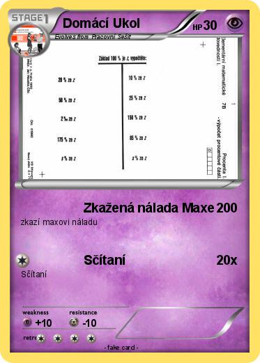 Pokemon Domácí Ukol
