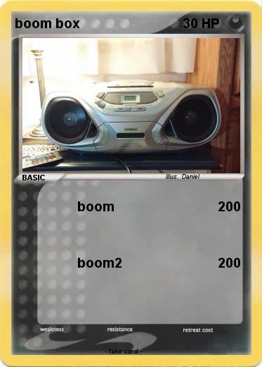 Pokémon boom box 12 12 - boom - My Pokemon Card
