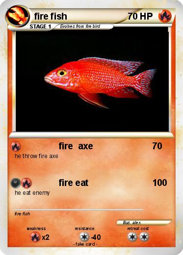 Pokemon fire fish