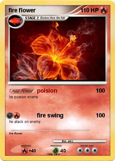 Pokemon fire flower