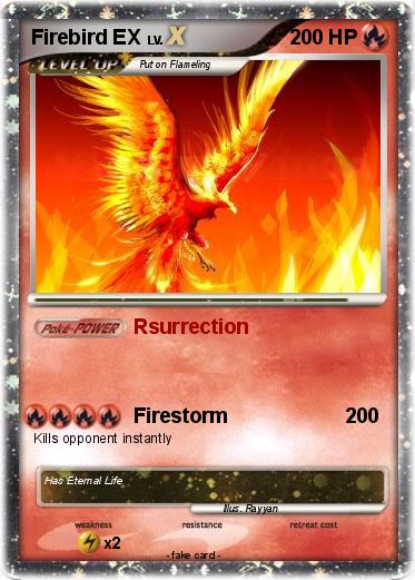 Pokémon Firebird EX - Rsurrection - My Pokemon Card