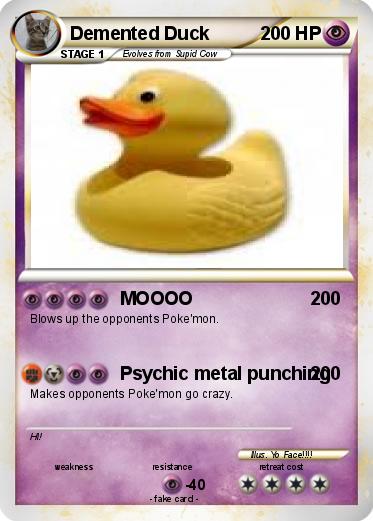 Pokemon Demented Duck