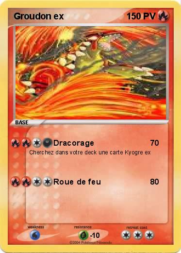 Pokemon Groudon ex