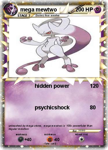Pokemon mega mewtwo