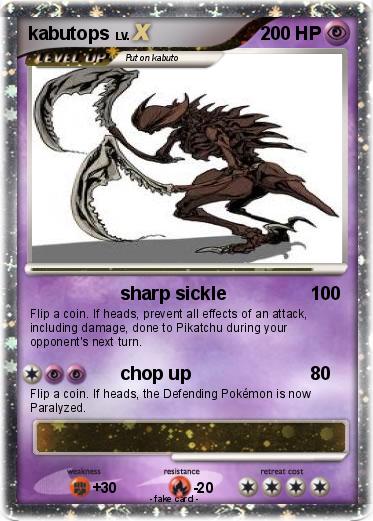 Pokemon kabutops