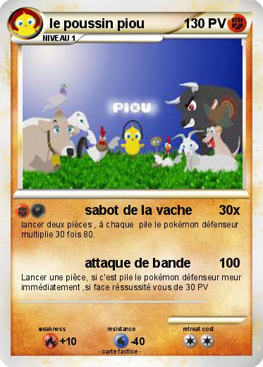 Pokemon le poussin piou